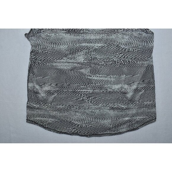 Lululemon For The Run Tank Short Sleeve Athletic Shirt Gray Mesh Top Size 8 - Picture 3 of 8